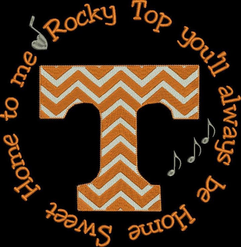 Tennessee Machine Embroidery Design Etsy