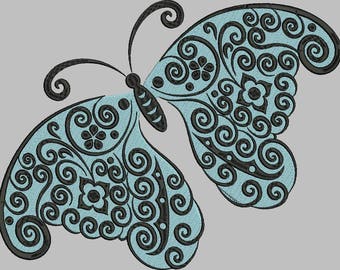 butterfly embroidery design