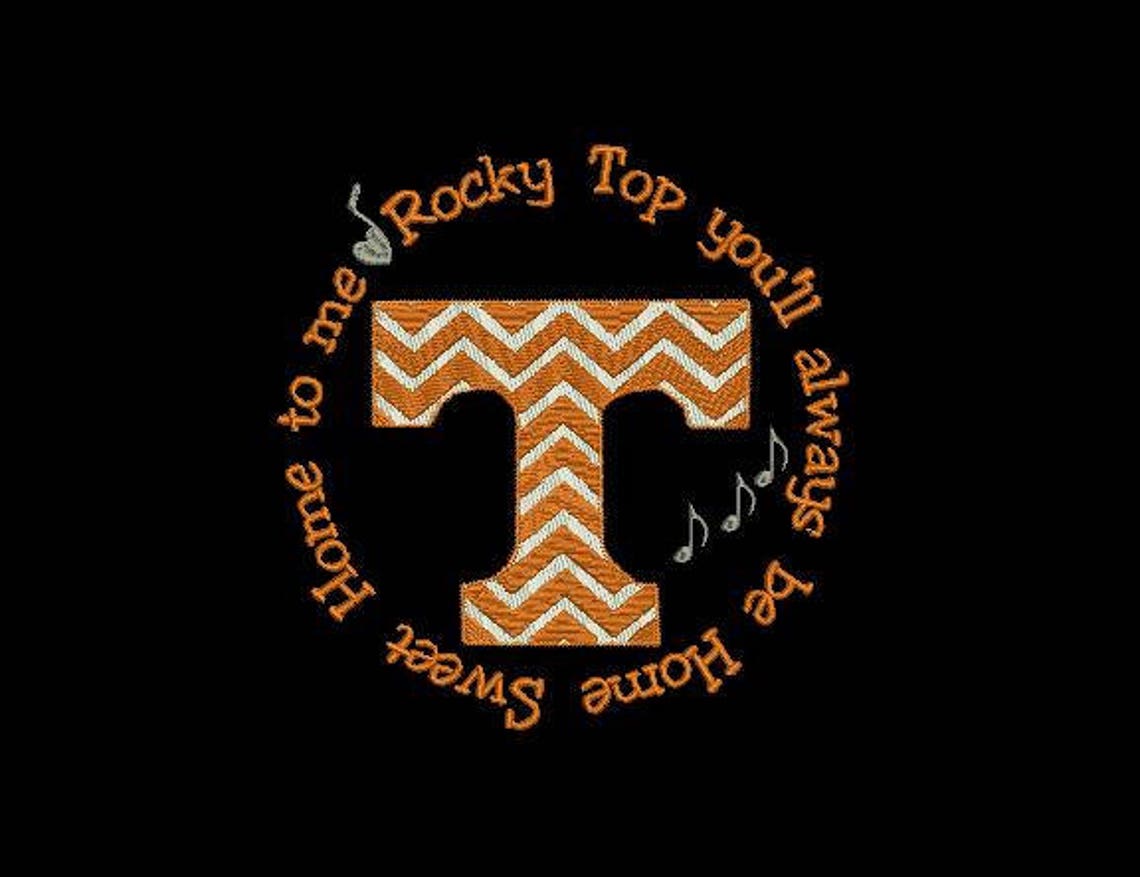 Tennessee machine embroidery design Etsy