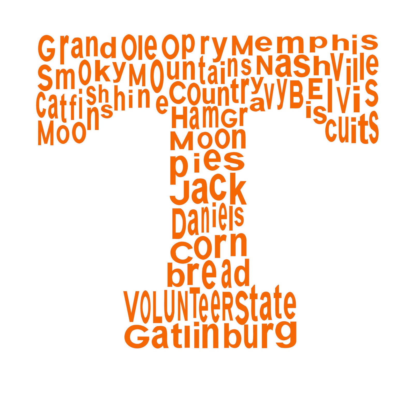 Tennessee SVG Cut Design Etsy