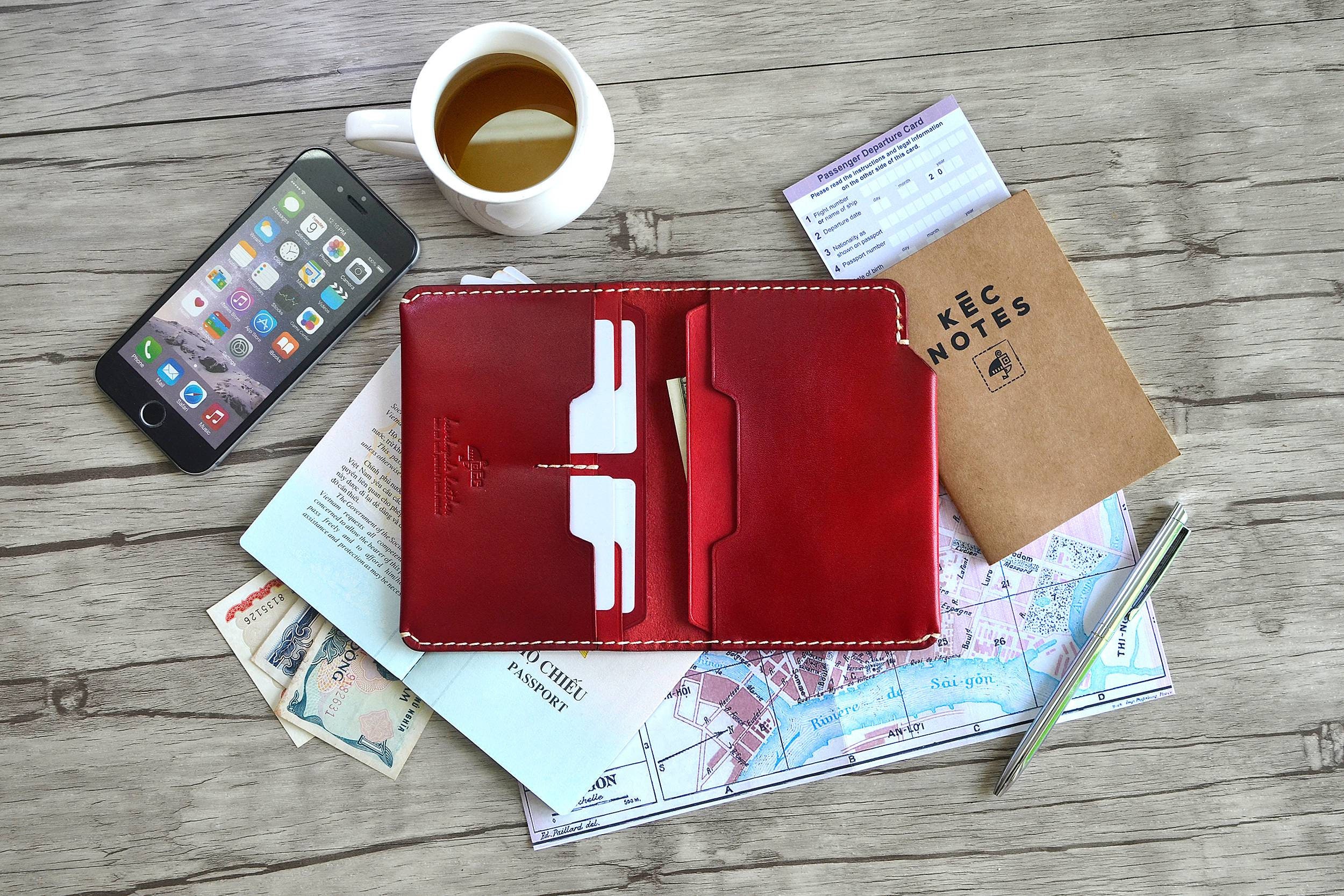 NOTE PASSPORT COVER Personalized Hand Stitched Passport Etsy