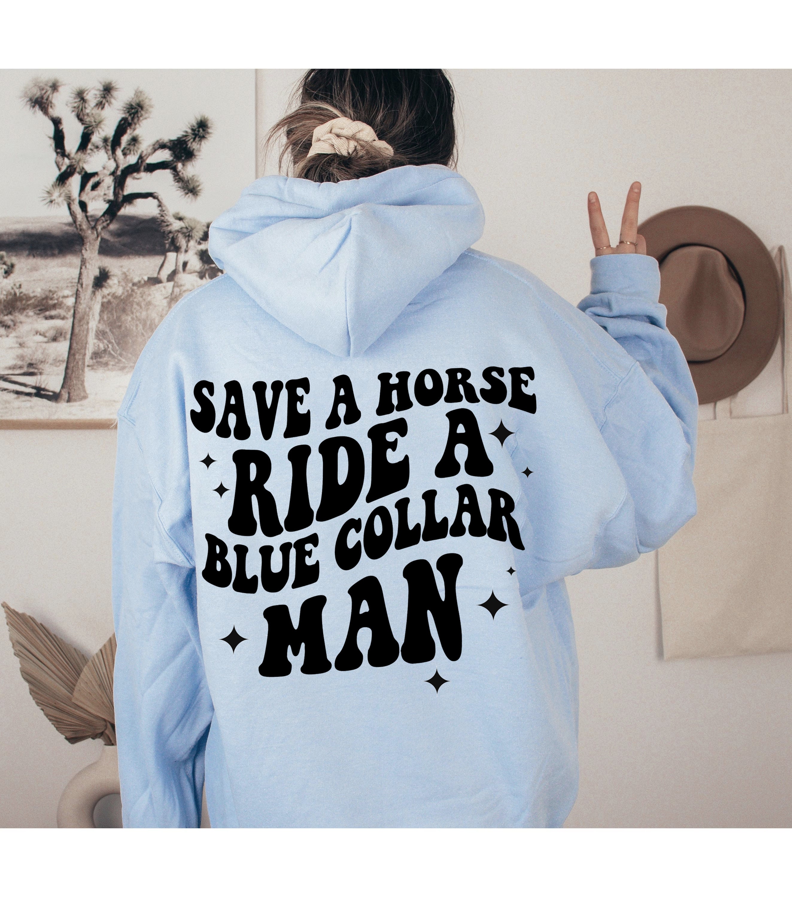 Blue Collar Hoodie - Etsy Canada