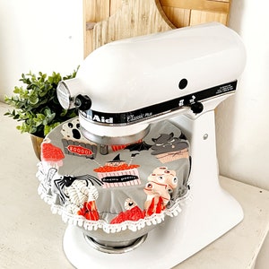 Halloween Boo Baking Mixer Cover, Kitchenaid Cover, Bowl Cover, Mixer Cover, Mixer Bowl Cover, Kitchenaid Mixer Cover, Housewarm gift,