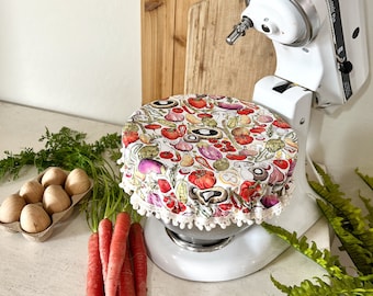 Veggies Mixer Cover, Kitchenaid Cover, Bowl Cover, Mixer Bowl Cover, Kitchenaid Mixer Cover, Hostess Gift for her,