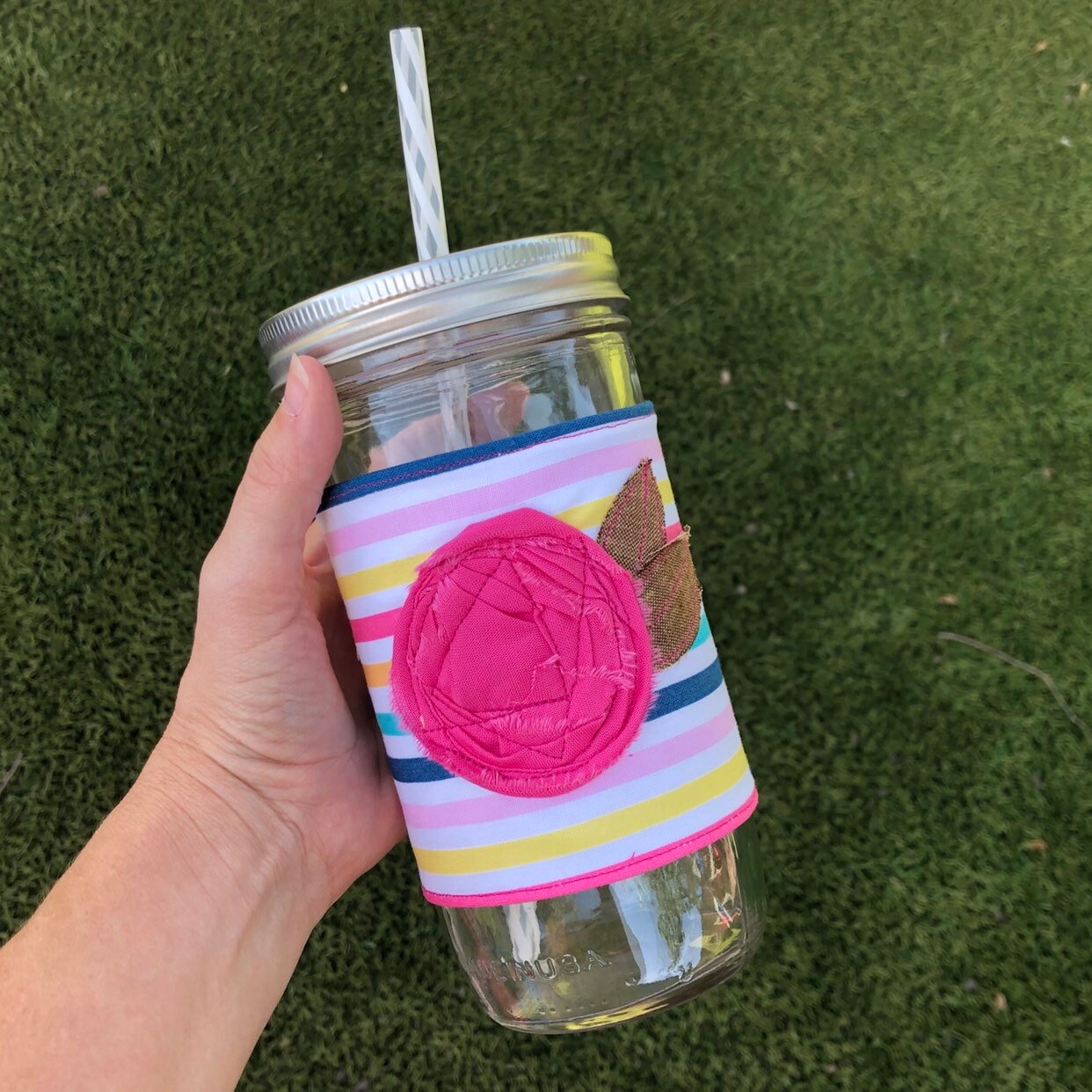 Mason Jar Tumbler //mason Jar Cup// Reusable Cup// Mason Jar Etsy