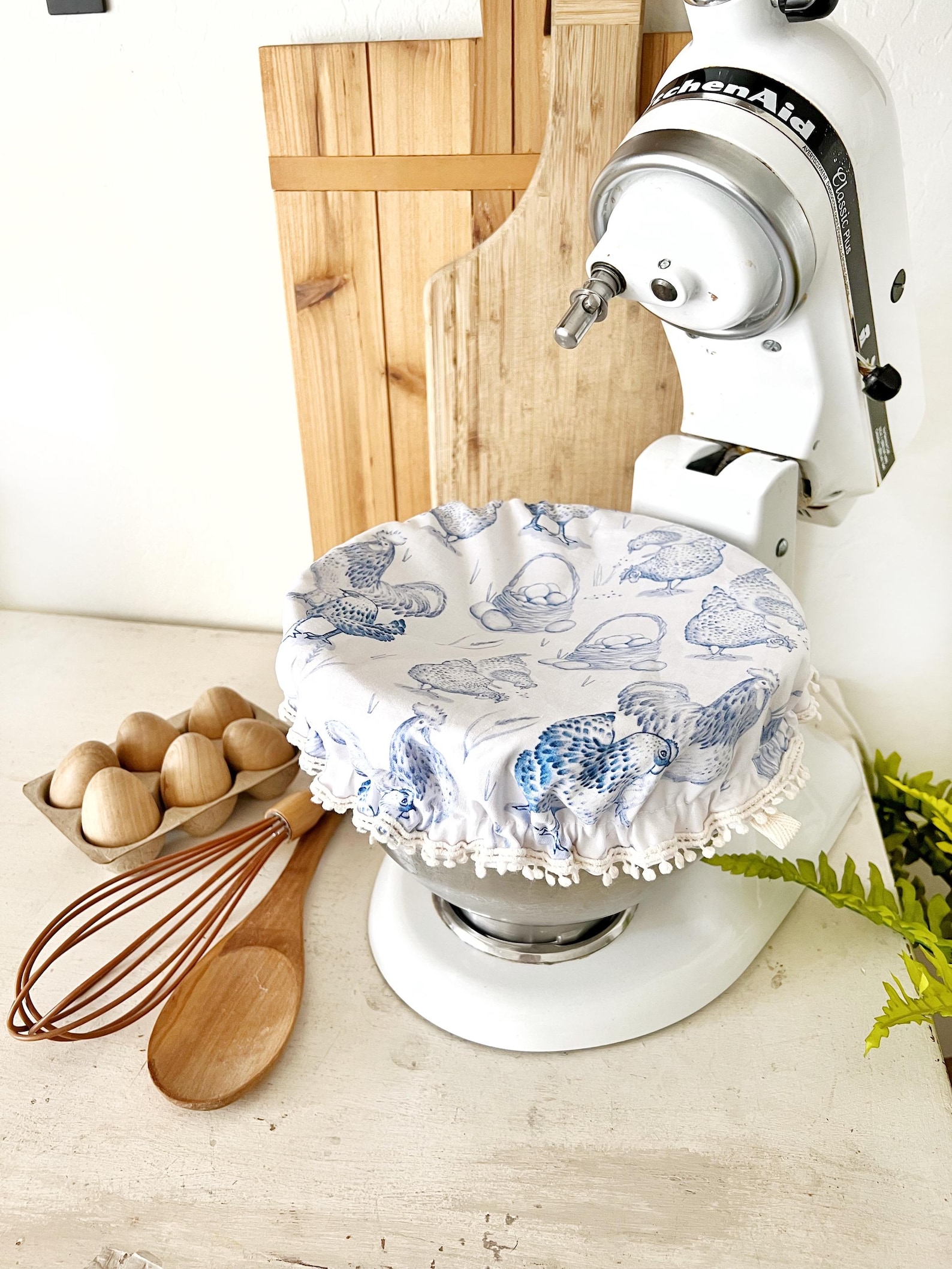 Blue Chicken Mixer Cover | KitchenAid Cover