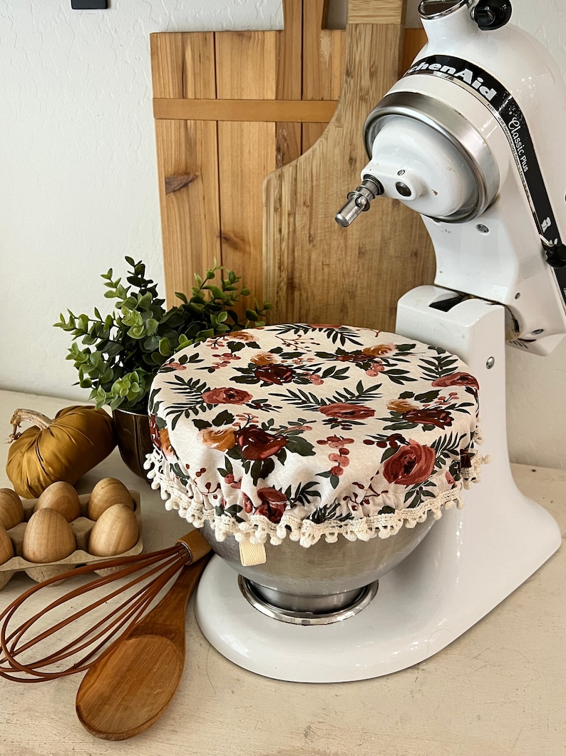 Mauve Florals Mixer Cover