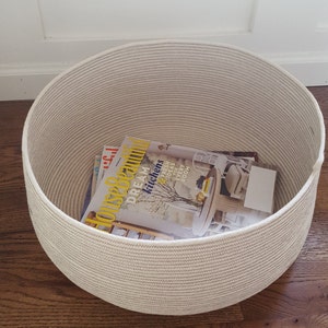 Made to Order Rope Magazine Basket