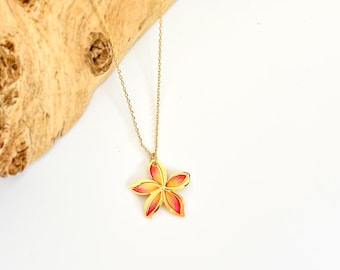Plumeria Hues Necklace