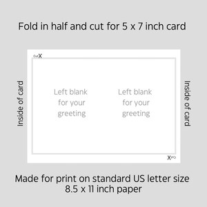 Printable Happy Birthday Card, Digital Download - Etsy