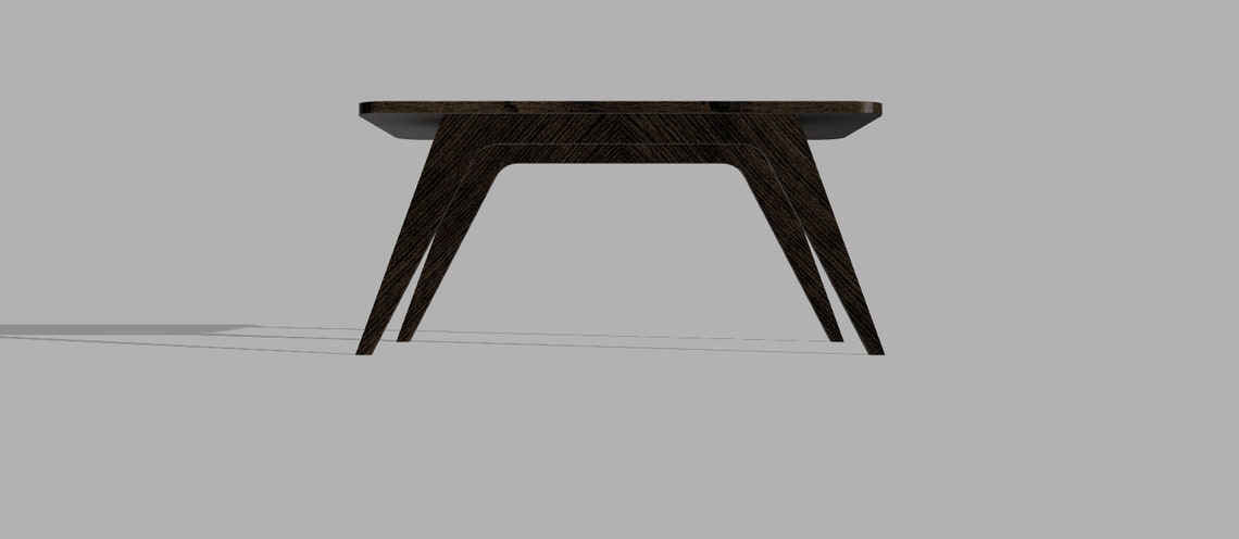 Mid Century Modern Coffee Table Leg Template Files Only Ai Svg Pdf Zip