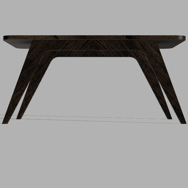 Mid Century Modern Coffee Table Leg Template - files only ai svg pdf zip file
