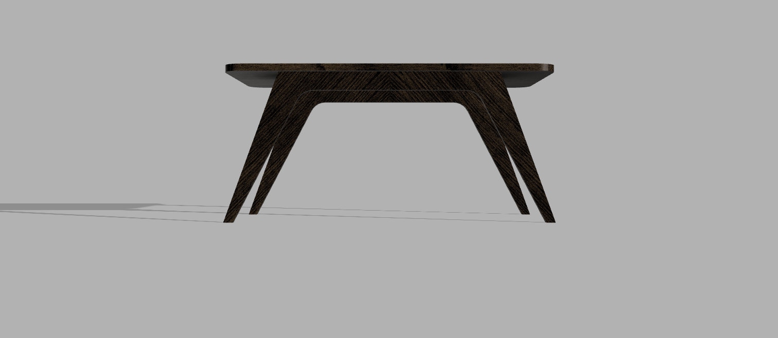 Mid Century Modern Coffee Table Leg Template - Files Only Ai Svg Pdf ...