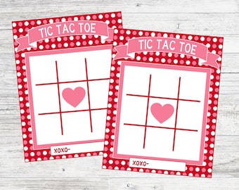 Valentine's Day Tic Tac Toe. XOXO Tic Tac Toe. Instant Digital Download. Perfect for Class Game or Valentine Exchange.