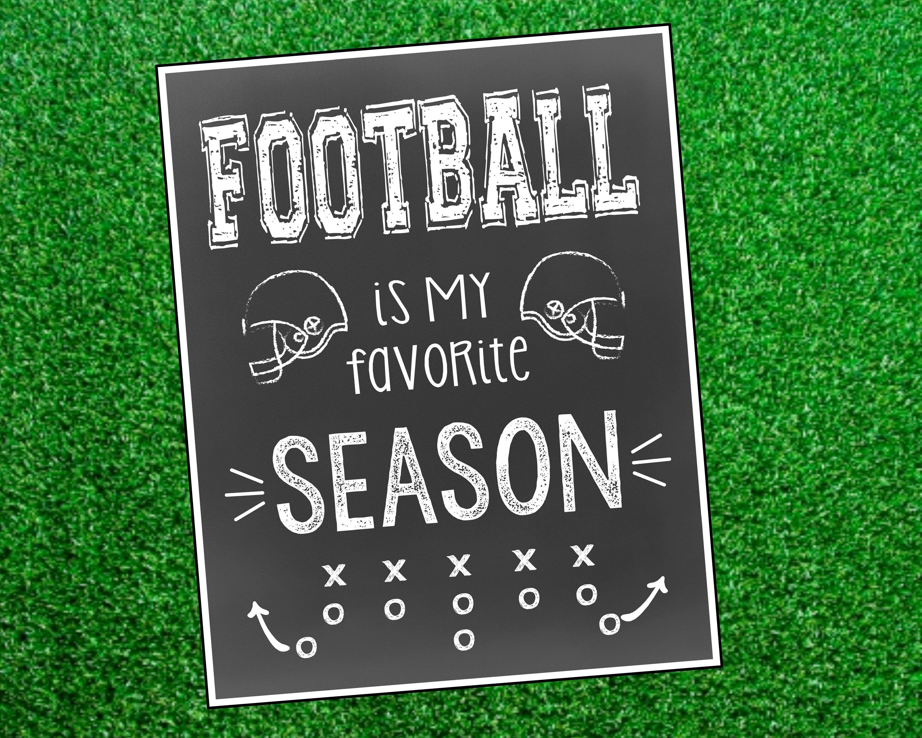 Football is my favorite season Clearance