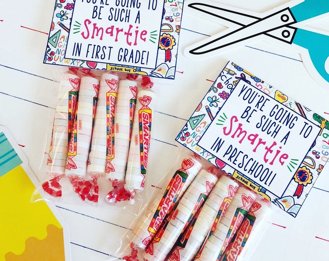 PDF Good Luck Smartie Pants / Smartie Pants Tags for Kids / Lunchbox ...