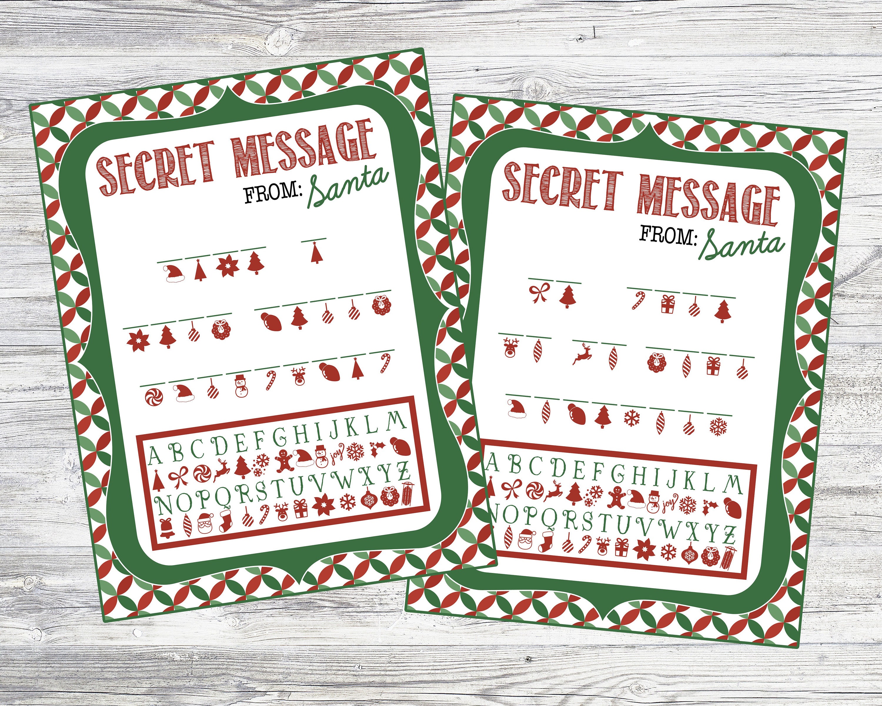 secret santa assignment message