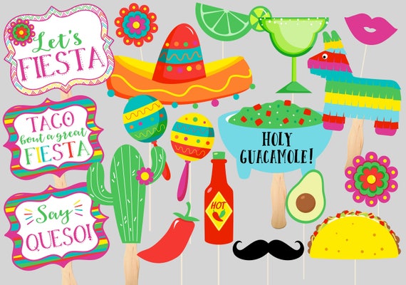 YOOIPI Mexican Fiesta Party Decorations 12 Pcs Fiesta Paper...