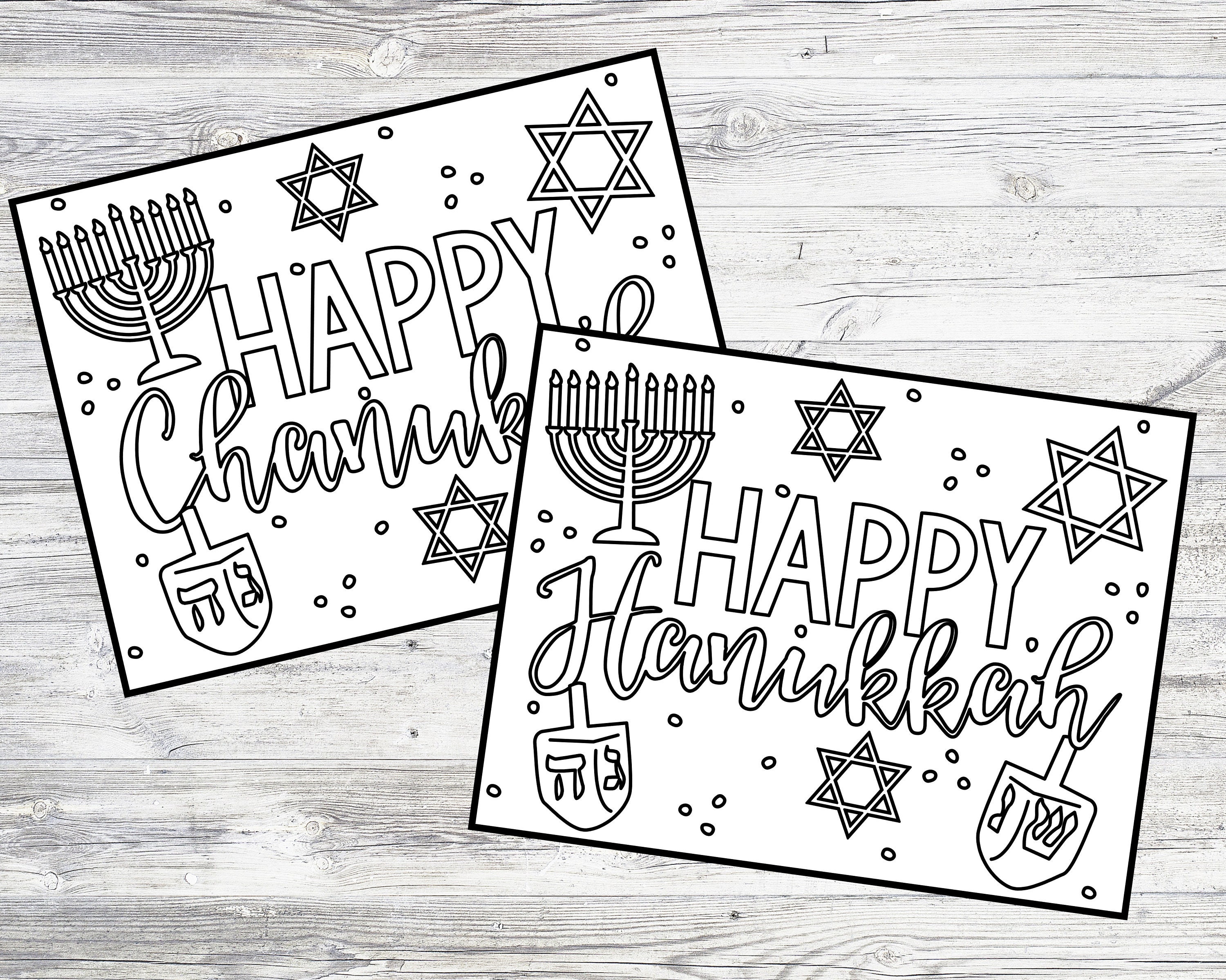 Chanukah Coloring Book for Children +Fun Facts about the Holiday & Its  Celebration: Happy Hanukkah Activity Book for Kids ages 4-8 with 30 Fun  Colorin (Paperback)