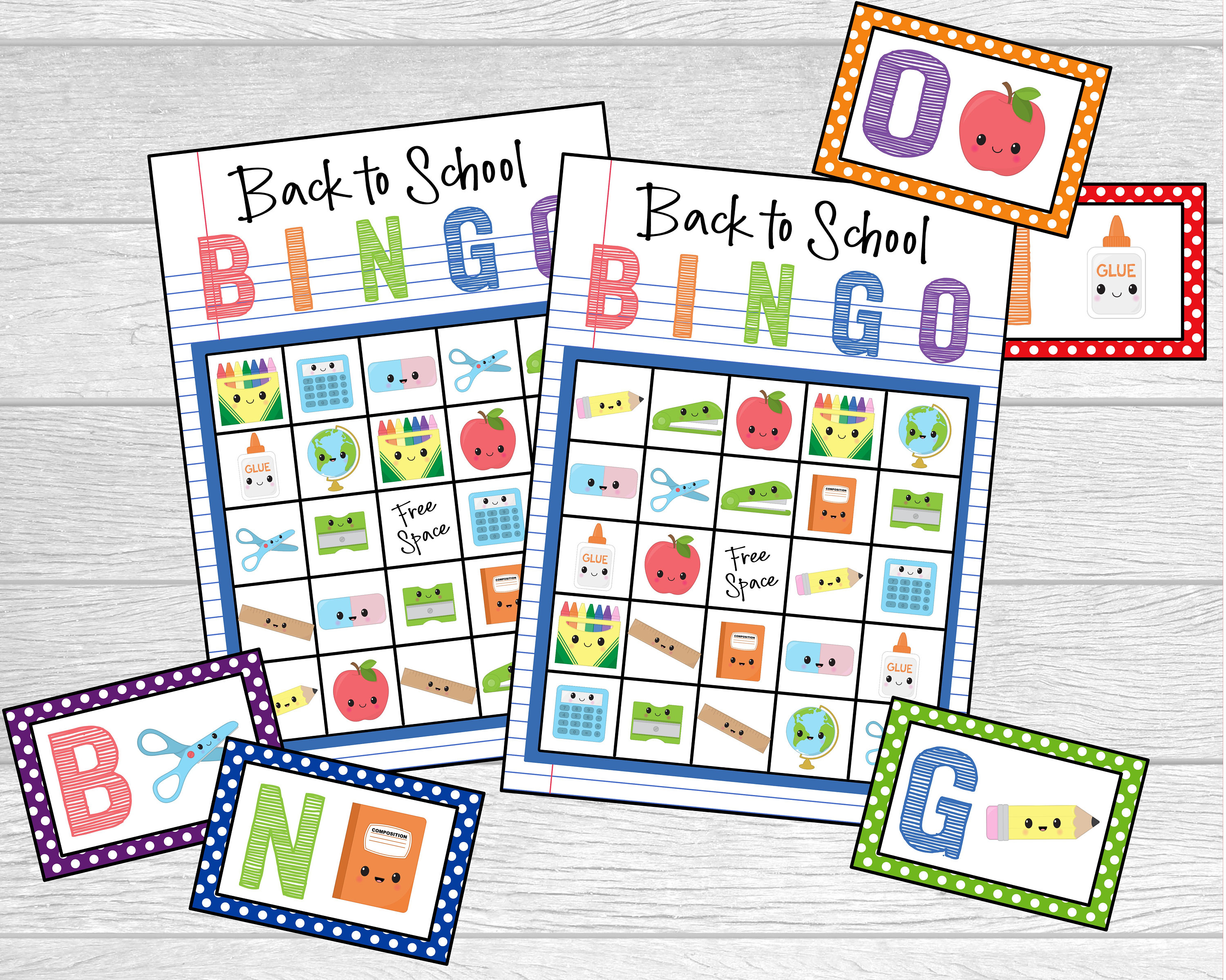 FREE Printable Back to School BINGO Game