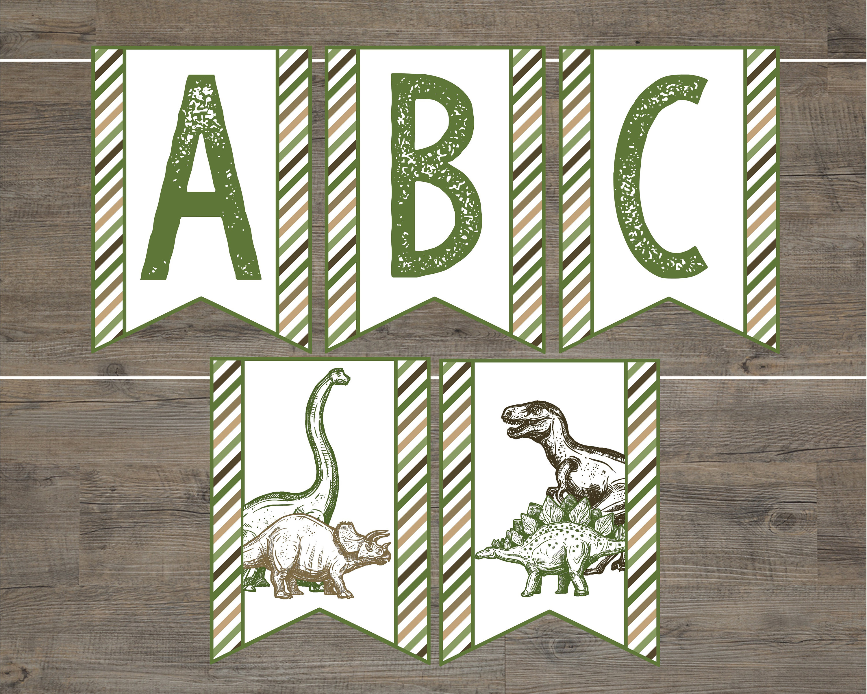 dinosaur-birthday-banner-full-alphabet-printable-banner-set-etsy