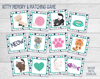 Memory Spiel: Memory Karten für Kleinkinder (PDF Download)
