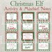 Christmas Elf Activity Cards, Note Cards, Mischief Cards. 32 different cards + 8 blank cards. Instant Digital Download 