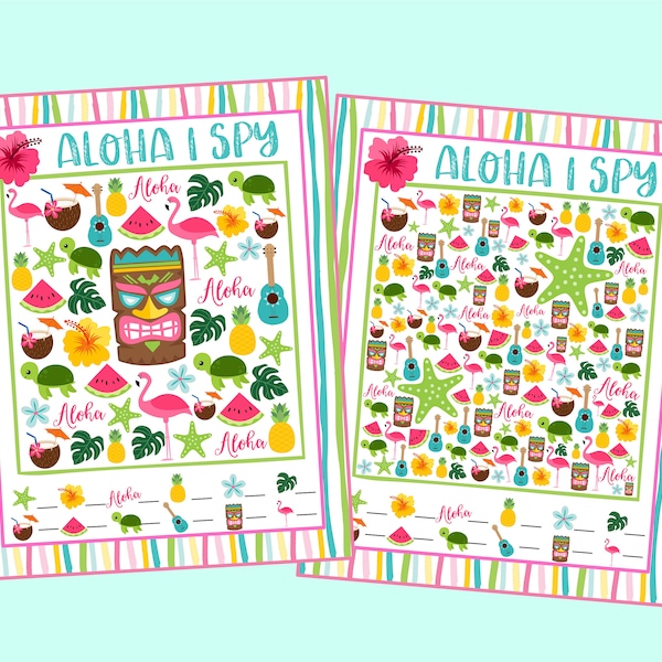 Luau Games - Etsy