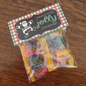 Have a Holly Jolly Christmas Gift Tag and Bag Topper. Perfectly Paired ...