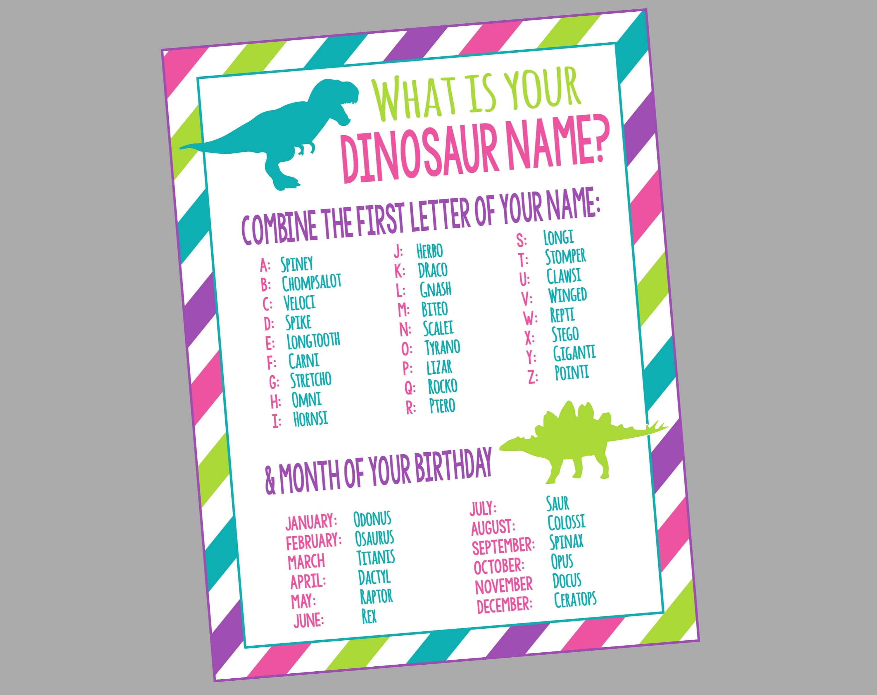 create your dinosaur