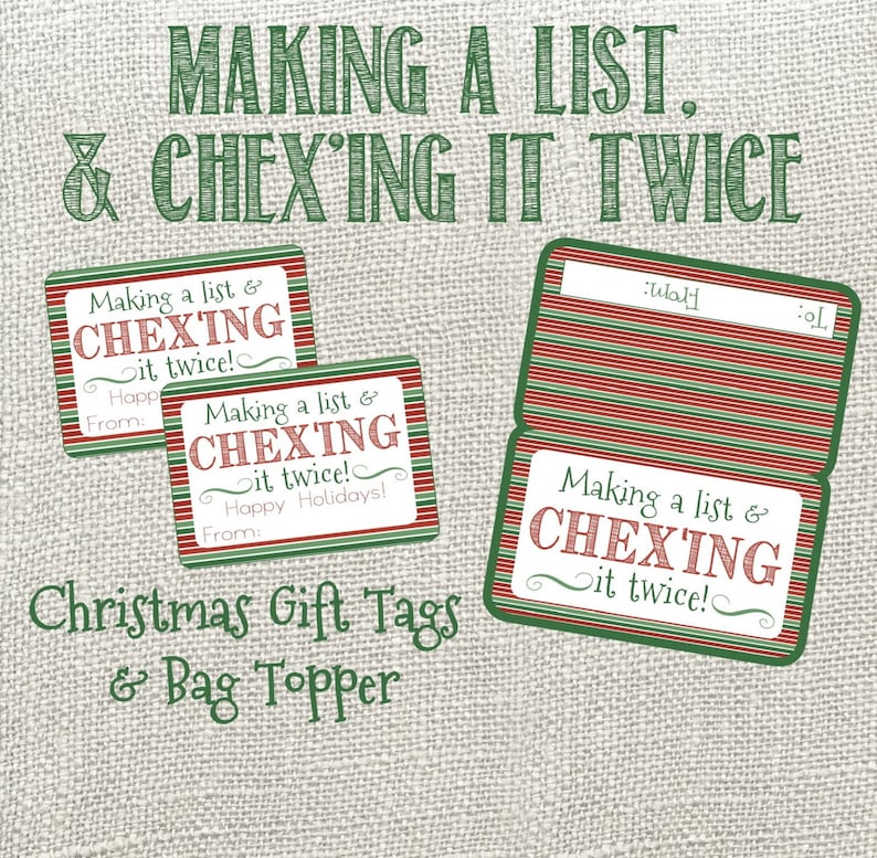 christmas chex mix bag