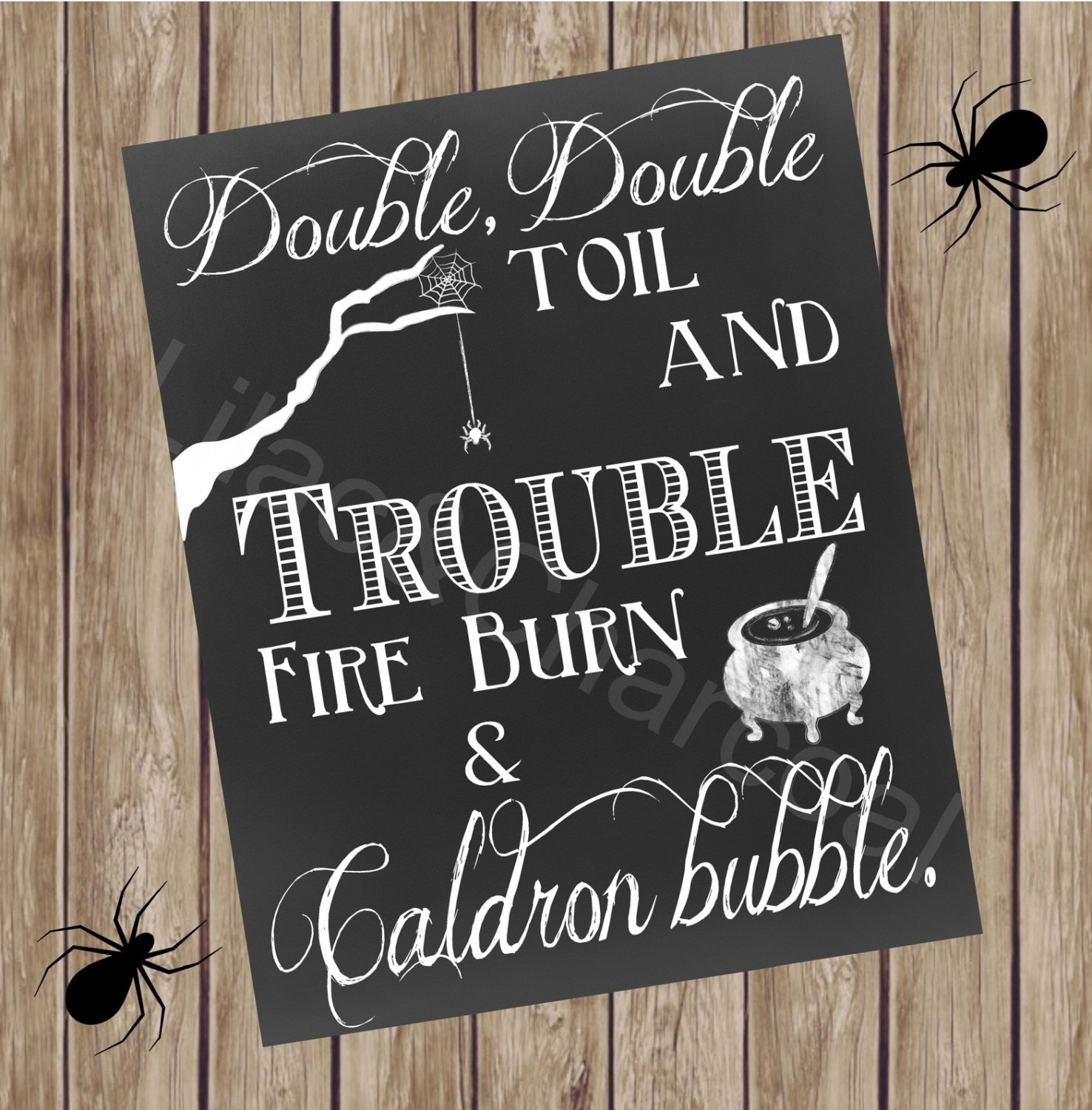 double, double, toil and trouble  Photographic Print for Sale by