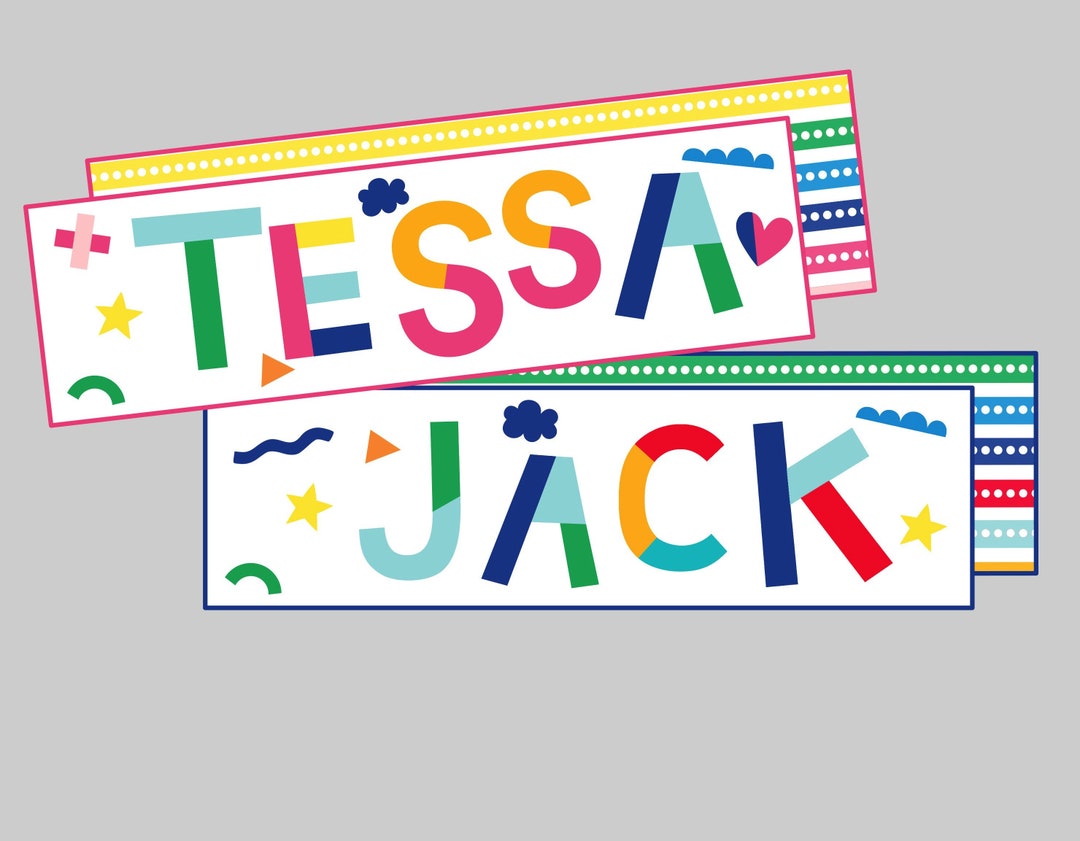 Personalized Printable Bookmarks for Kids, Teachers, or Anyone! Cute ...