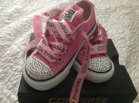 blinged out toddler converse