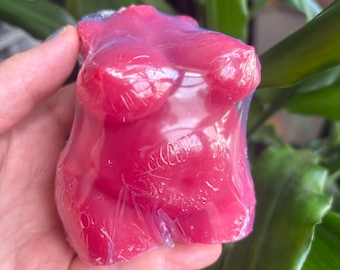 Curvy Fat Red Goddess Spell Candle