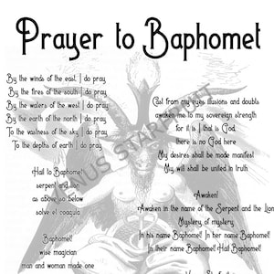 Preghiera a Baphomet di Venus Starfruit: 3 PDF stampabili e MP3 devozionale