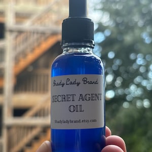 Secret Agent Anointing Oil: Deflect Evil Eye, Lavender Lotus Rose Scent