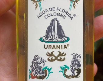 Urania Agua de Florida Colonia Florida Water Cologne 4 oz Hecho en Mexico Rare