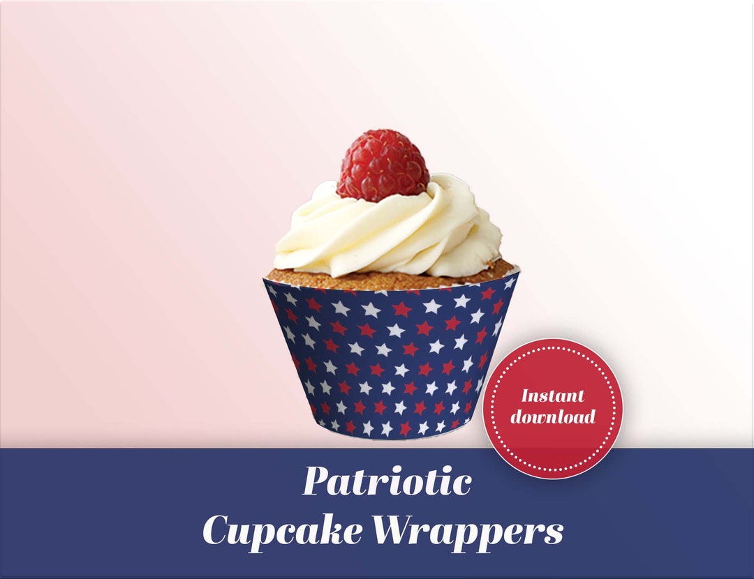 12 Stück Patriotische Cupcake-Topper – USA Independence Day, 4. Juli Dekoration, American Flag Design Für Kuchen & Desserts