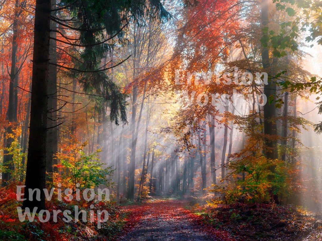 Autumn Worship Powerpoint Slides - Standard Size - Etsy