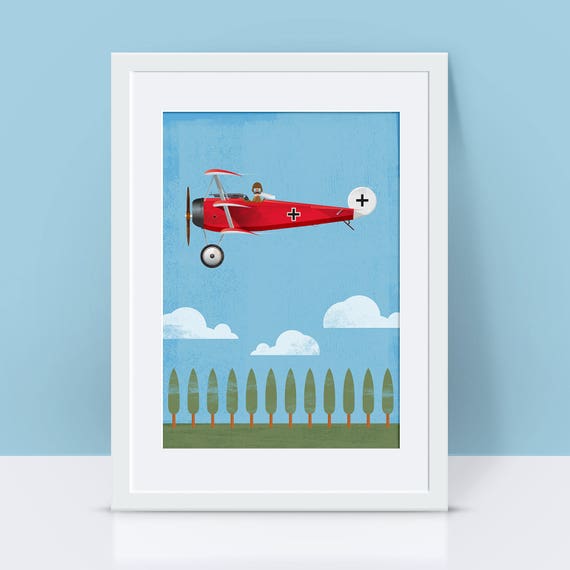 レッドバロン – 第一次世界大戦のフォッカー三機飛行機