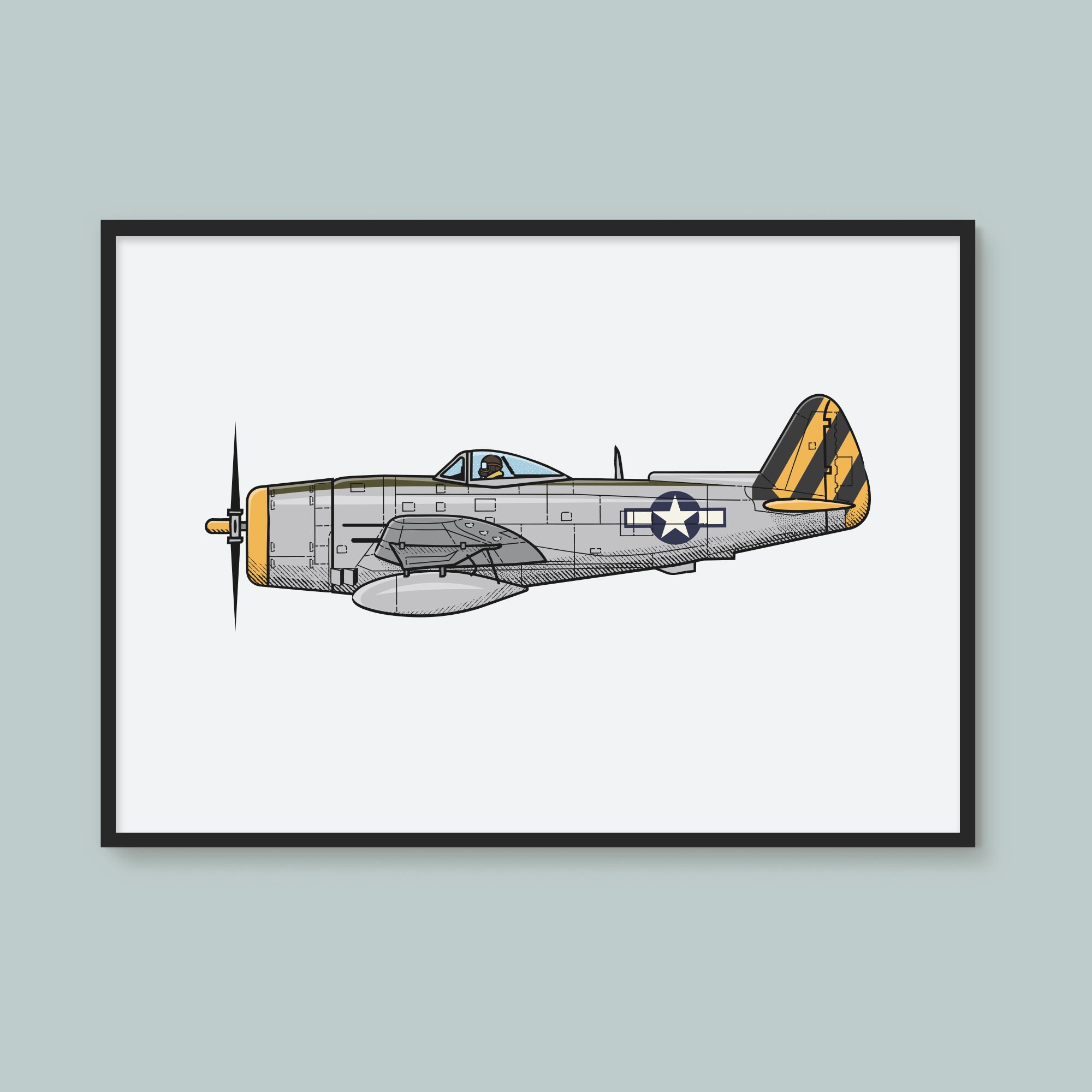 P47N サンダーボルト – アメリカの第二次世界大戦の戦闘機 P47N サンダーボルト – アメリカの第二次世界大戦の戦闘機