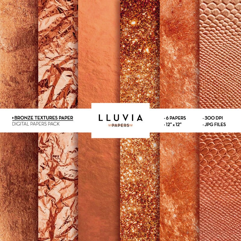 Bronze Textures Papers Premium Textures Digital Papers Etsy