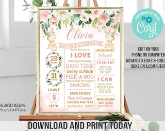 1st birthday banner some bunny is one first birthday 1st birthday easter banner Some Bunny is 1 1st birthday easter birthday banner