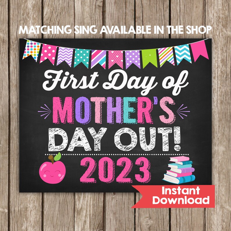 Girl First Day of 2 Year Old Preschool Sign INSTANT DOWNLOAD Etsy