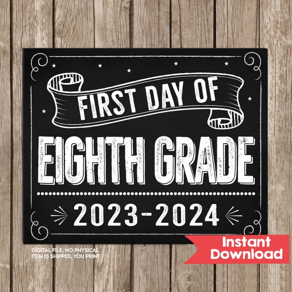 First Day of 8th Grade Etsy - Il 600x600.5141868621 M13v