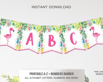 Flamingo Printable - Etsy