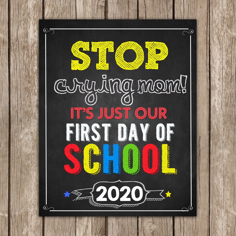 First day of homeschool sign pirntable instant download etsy