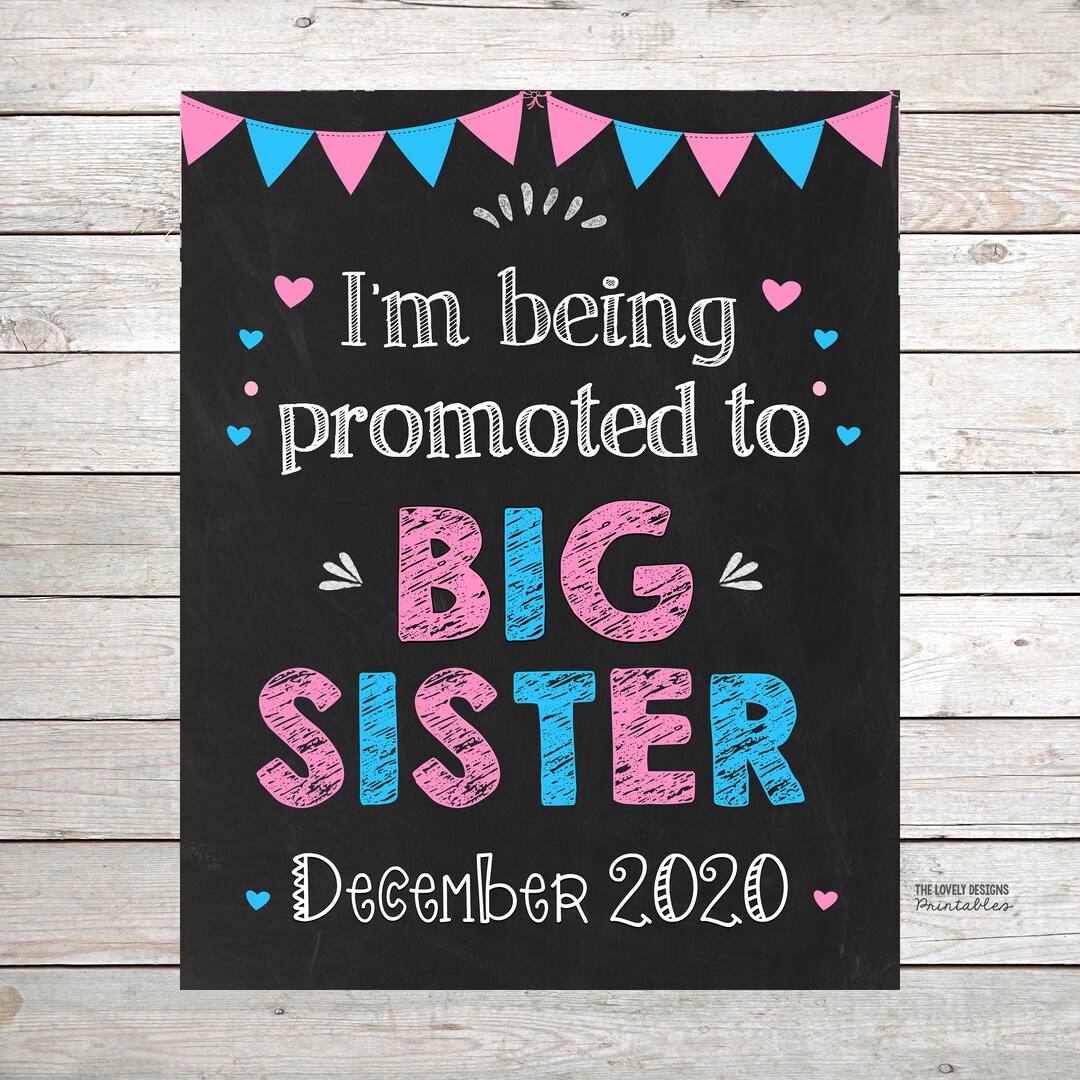 big-sister-pregnancy-announcement-promoted-to-big-sister-sign-printable-pregnancy-reveal-pink-and-blue-chalkboard-poster-printable-file-etsy