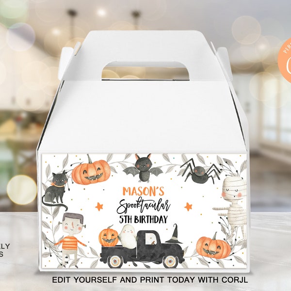 Halloween Gift Box - Etsy